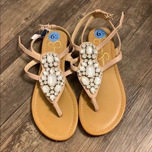 BNWT Jessica Simpson Rhinestone Sandals